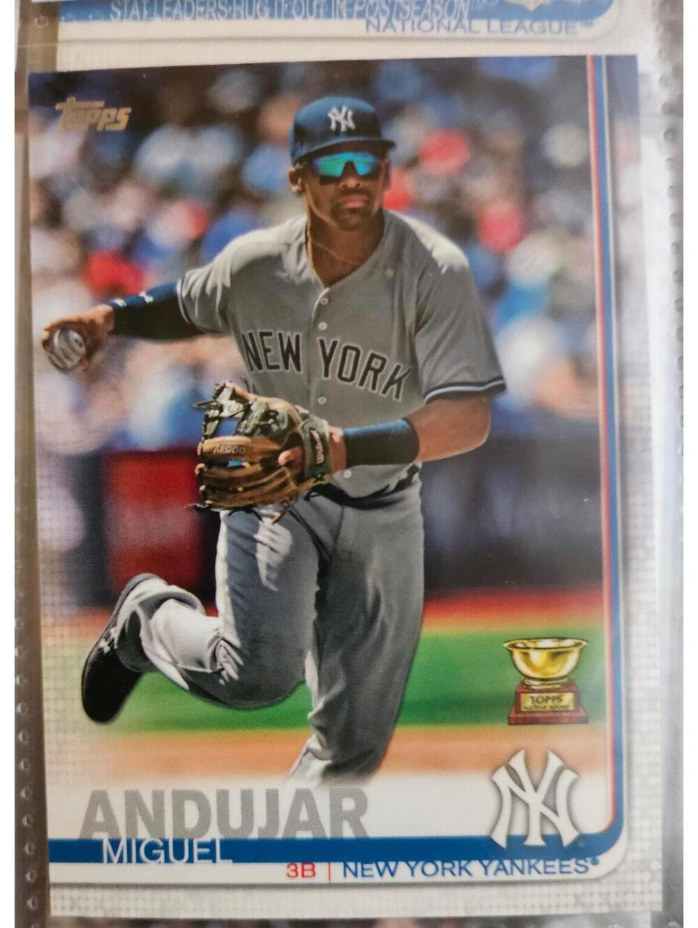 2019 Topps Series 1 Miguel Andujar #132 All-Star Rookie Gold Cup